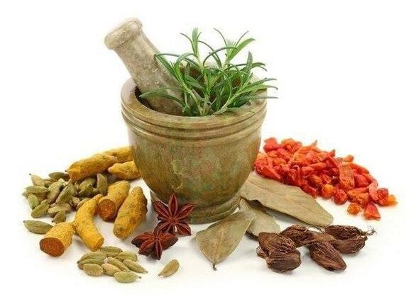 Behandeling met folk remedies